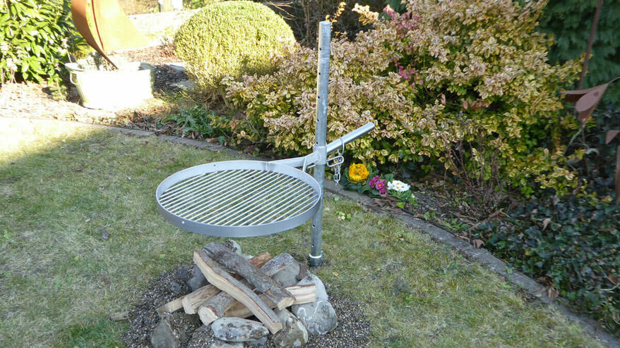 Party-Grill Ø 60 cm Inox