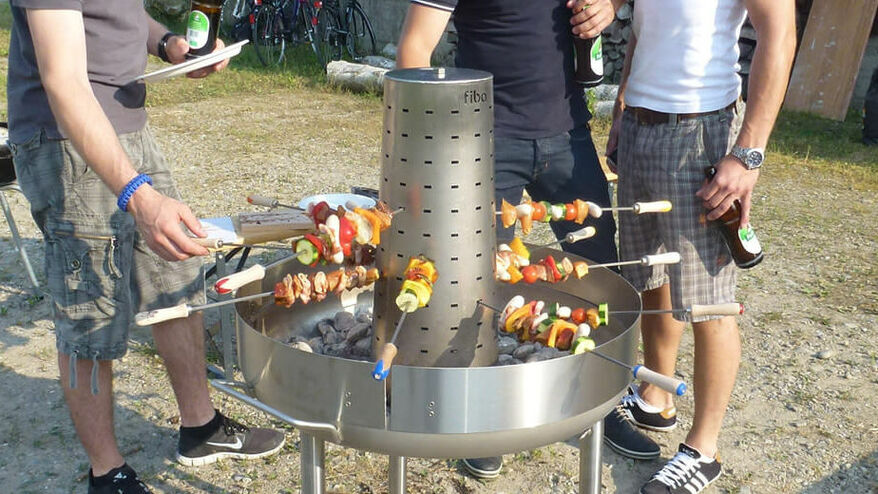 FIBA-Spiessligrill Ø 70 cm Inox