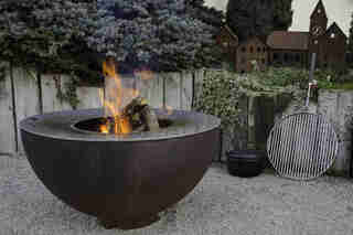 44100 feuertisch halbkugel 100